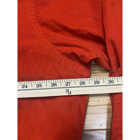 Ralph Lauren Blake - Men's Long Sleeve Button Down XL. Red. Corduroy. Flag - Picture 6 of 9